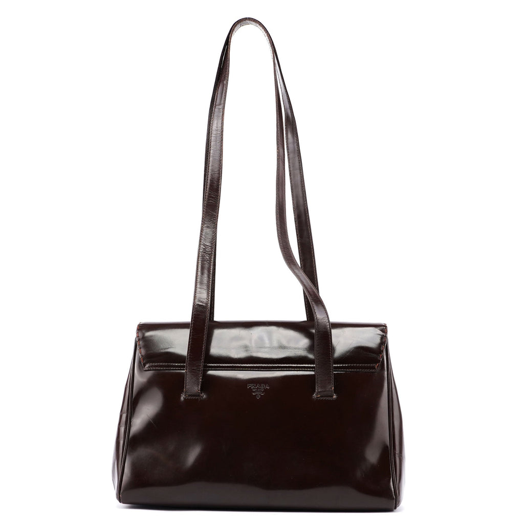 Prada Brown Spazzolato Tote