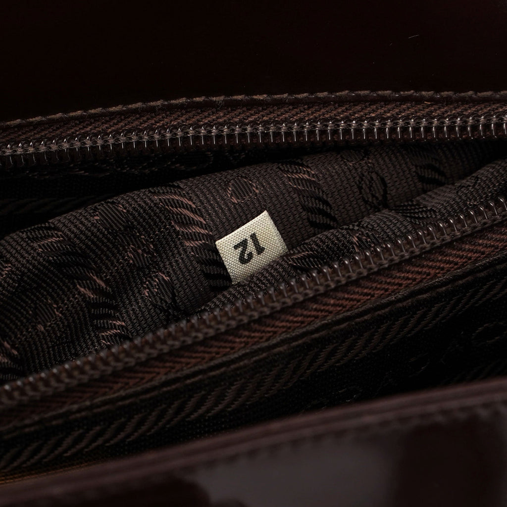 Prada Brown Spazzolato Tote