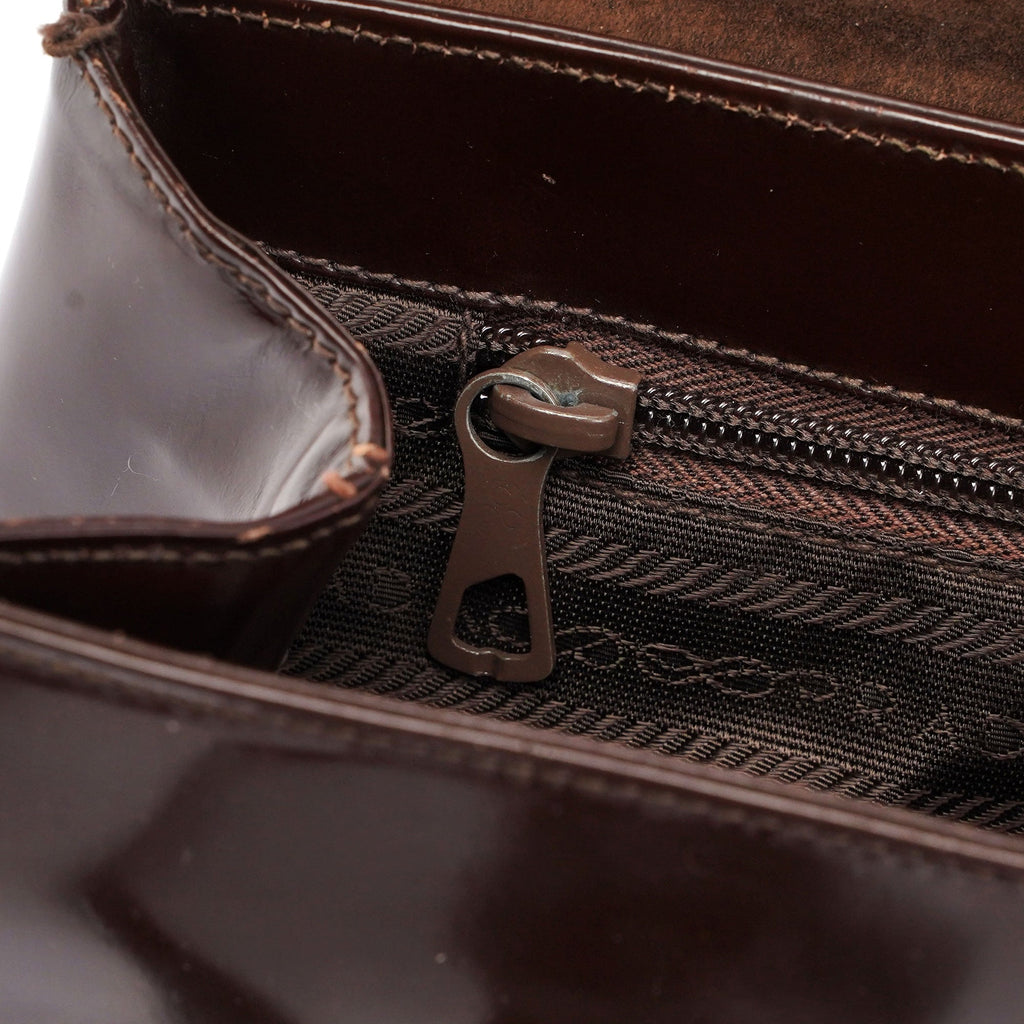 Prada Brown Spazzolato Tote