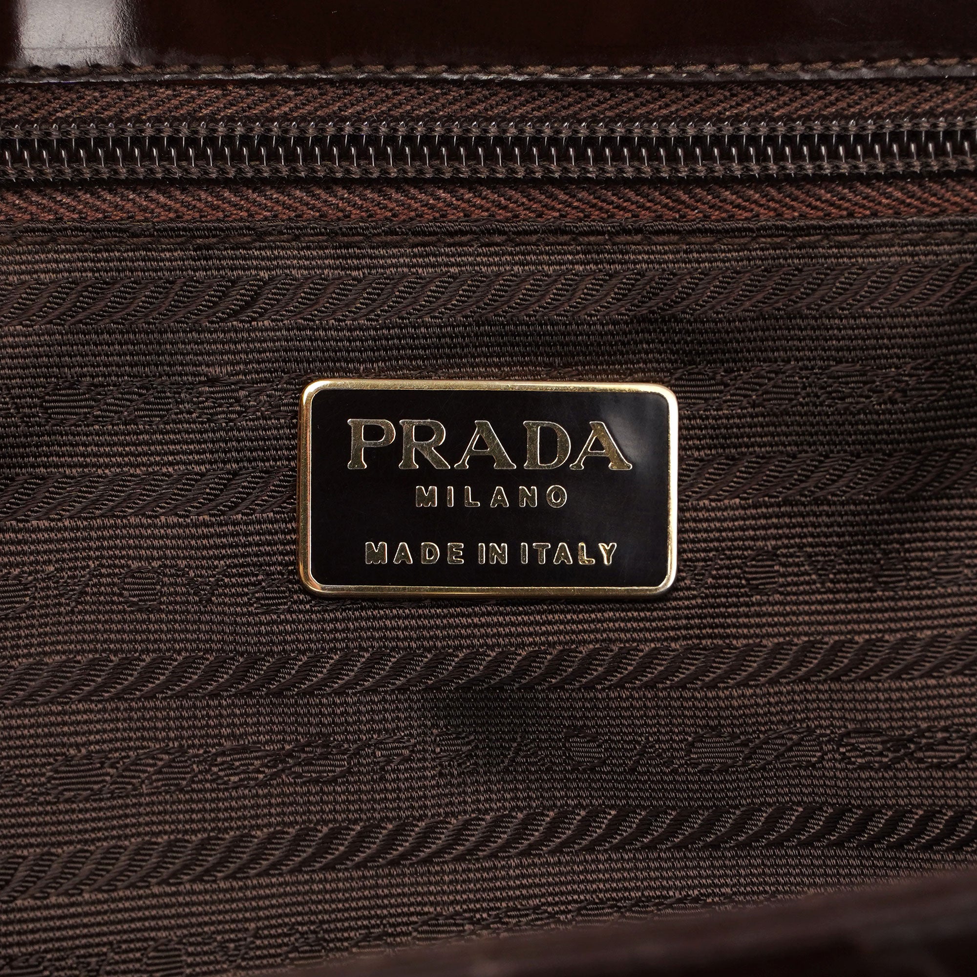 Prada Brown Spazzolato Tote