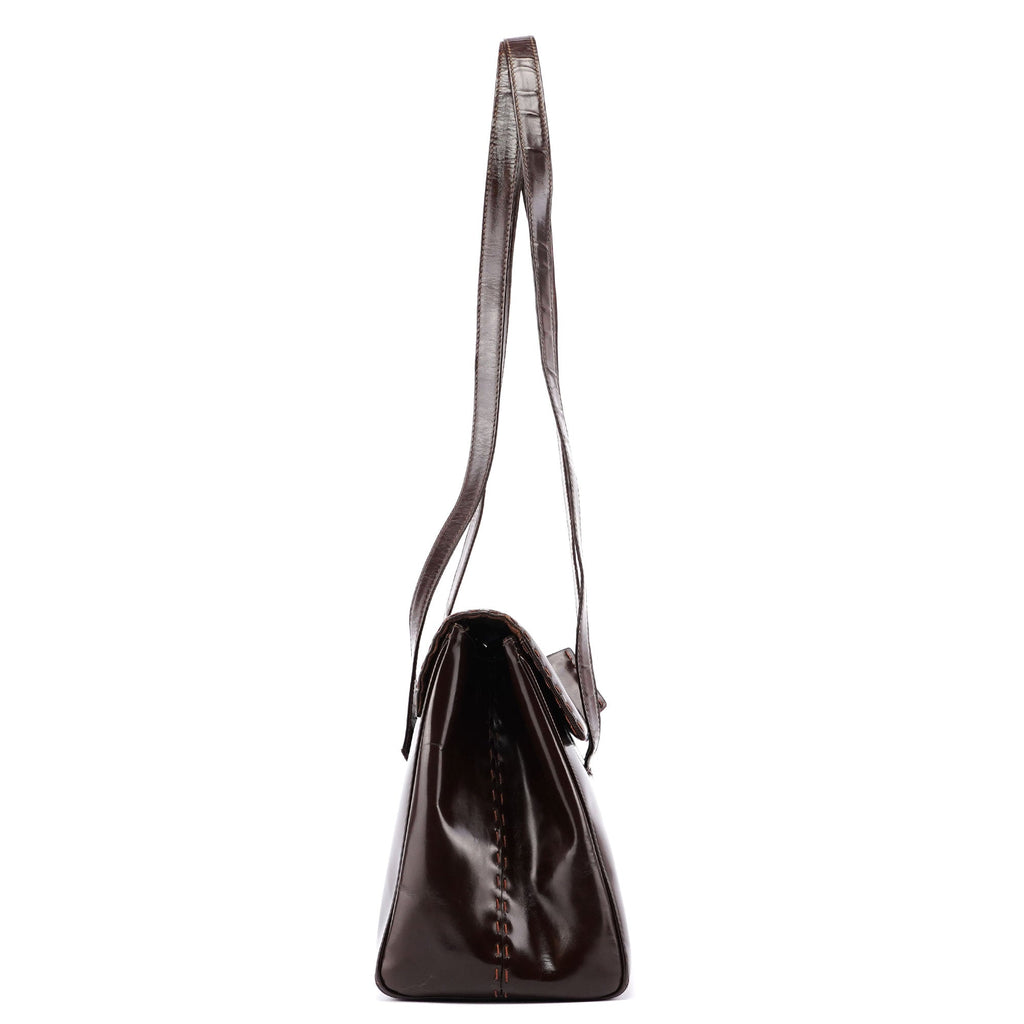 Prada Brown Spazzolato Tote