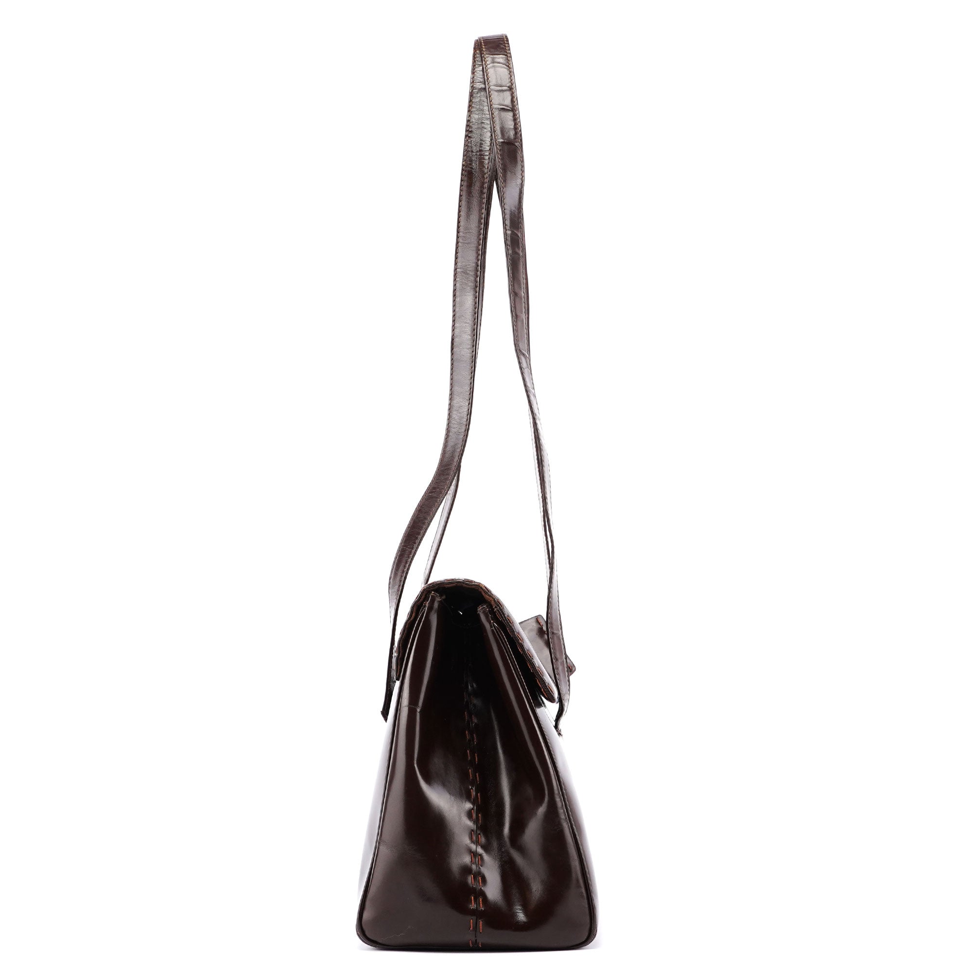 Prada Brown Spazzolato Tote