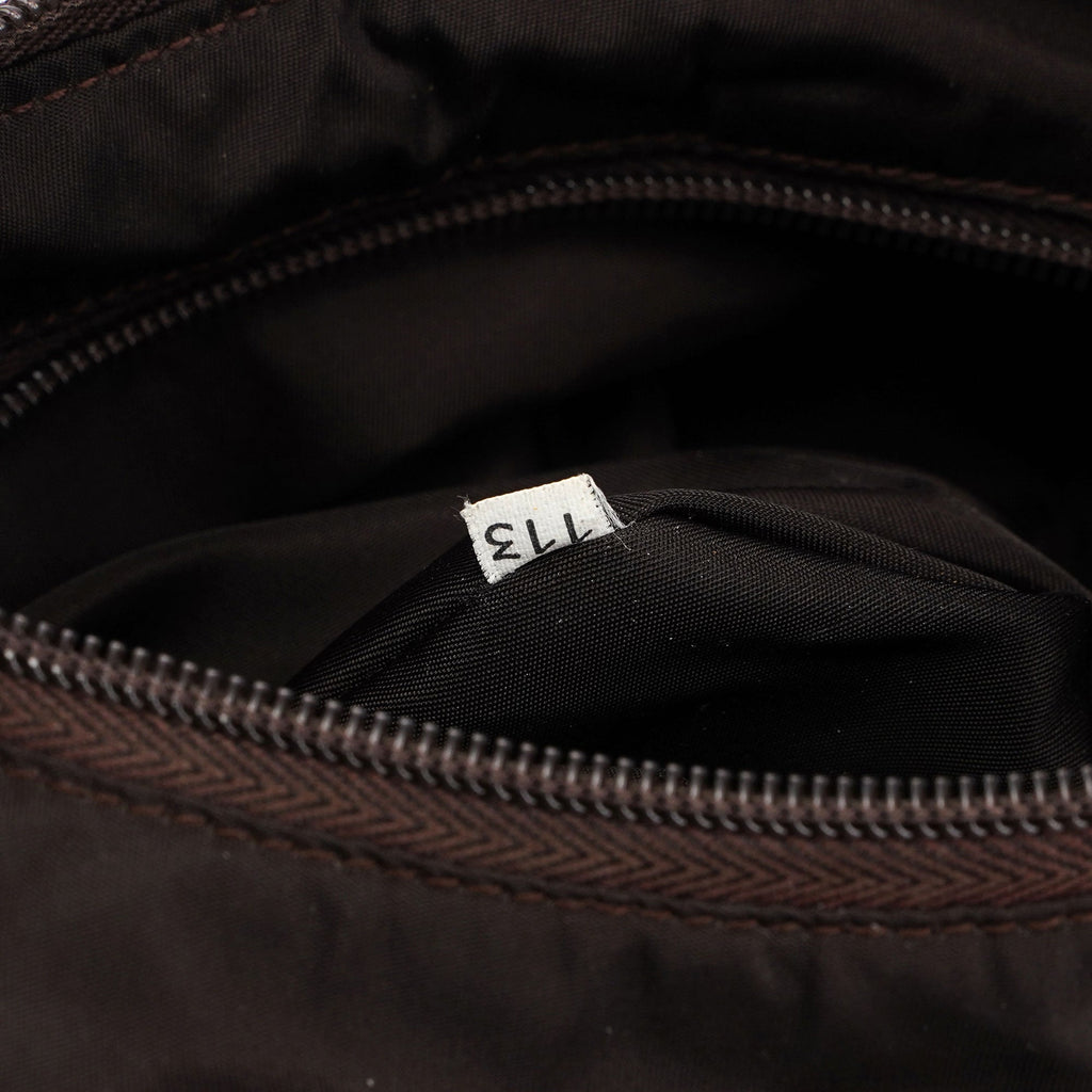 Prada Brown Tessuto Plastic Shoulder Bag