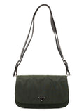 Prada Green Tessuto Shoulder Bag