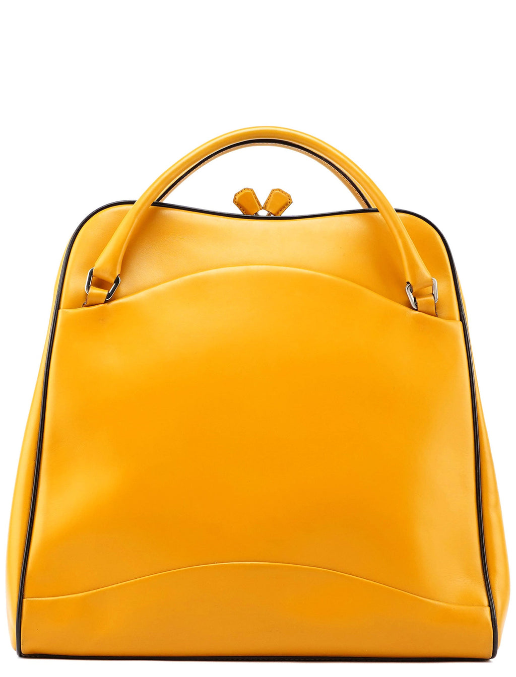 Prada Yellow Leather Handbag
