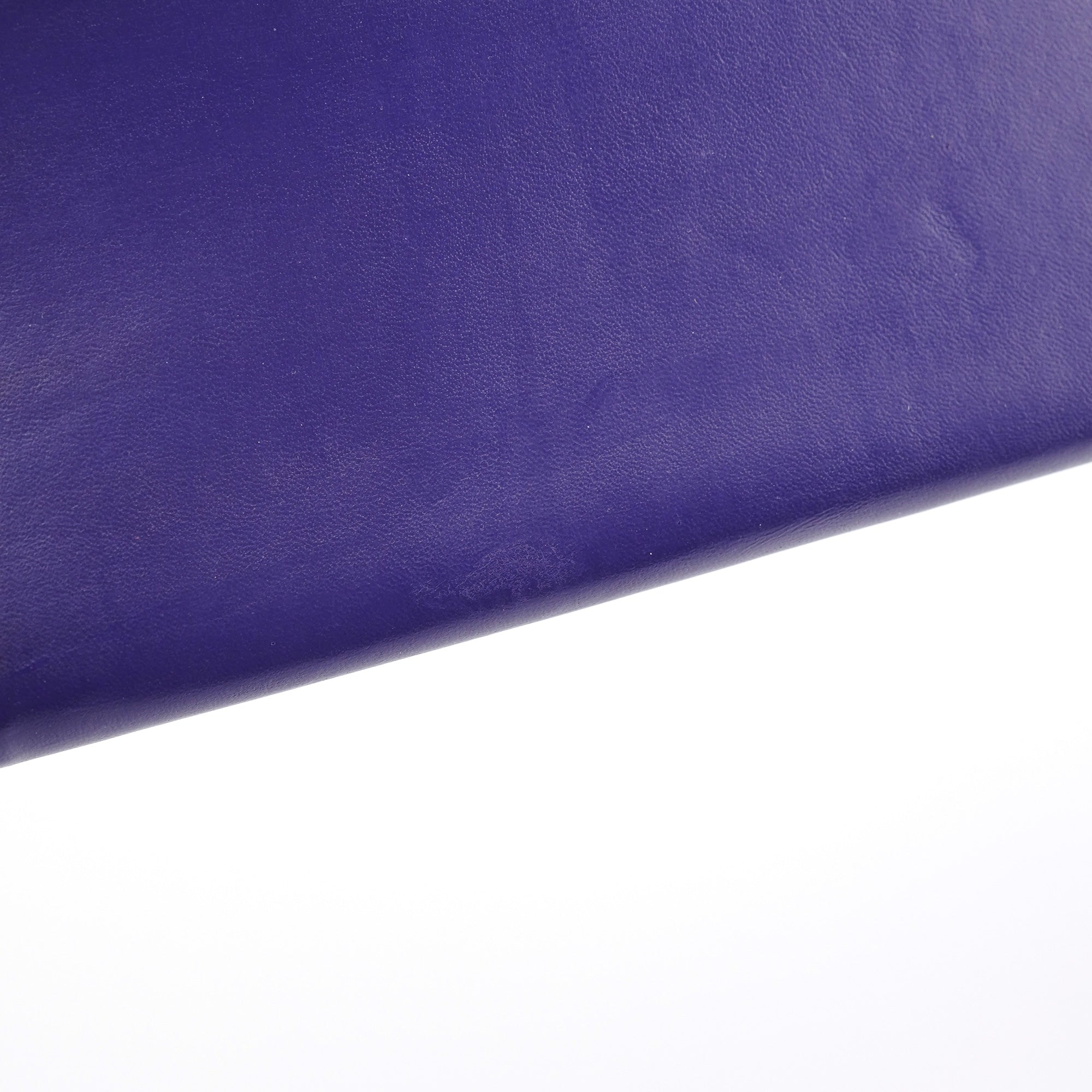Purple Calfksin Top Handle Bag