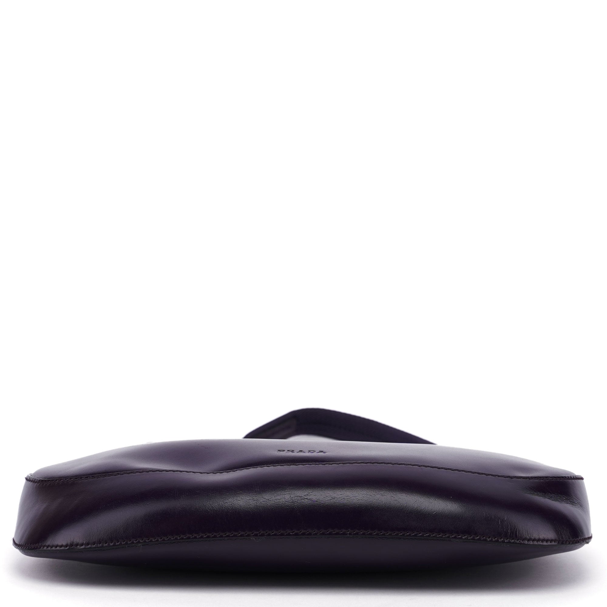 Purple Leather Cleo Bag