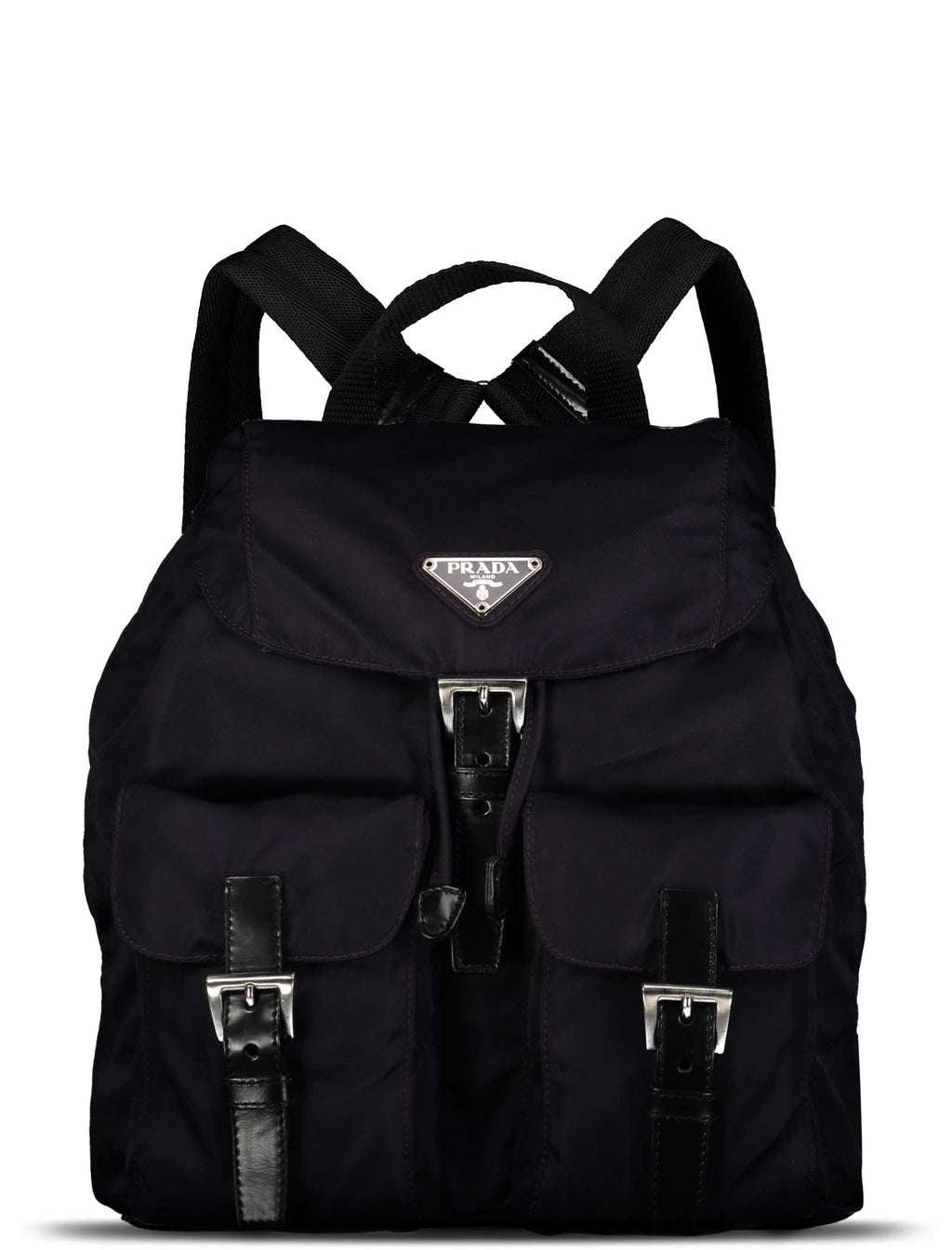 Purple Medium Tessuto Nylon Backpack