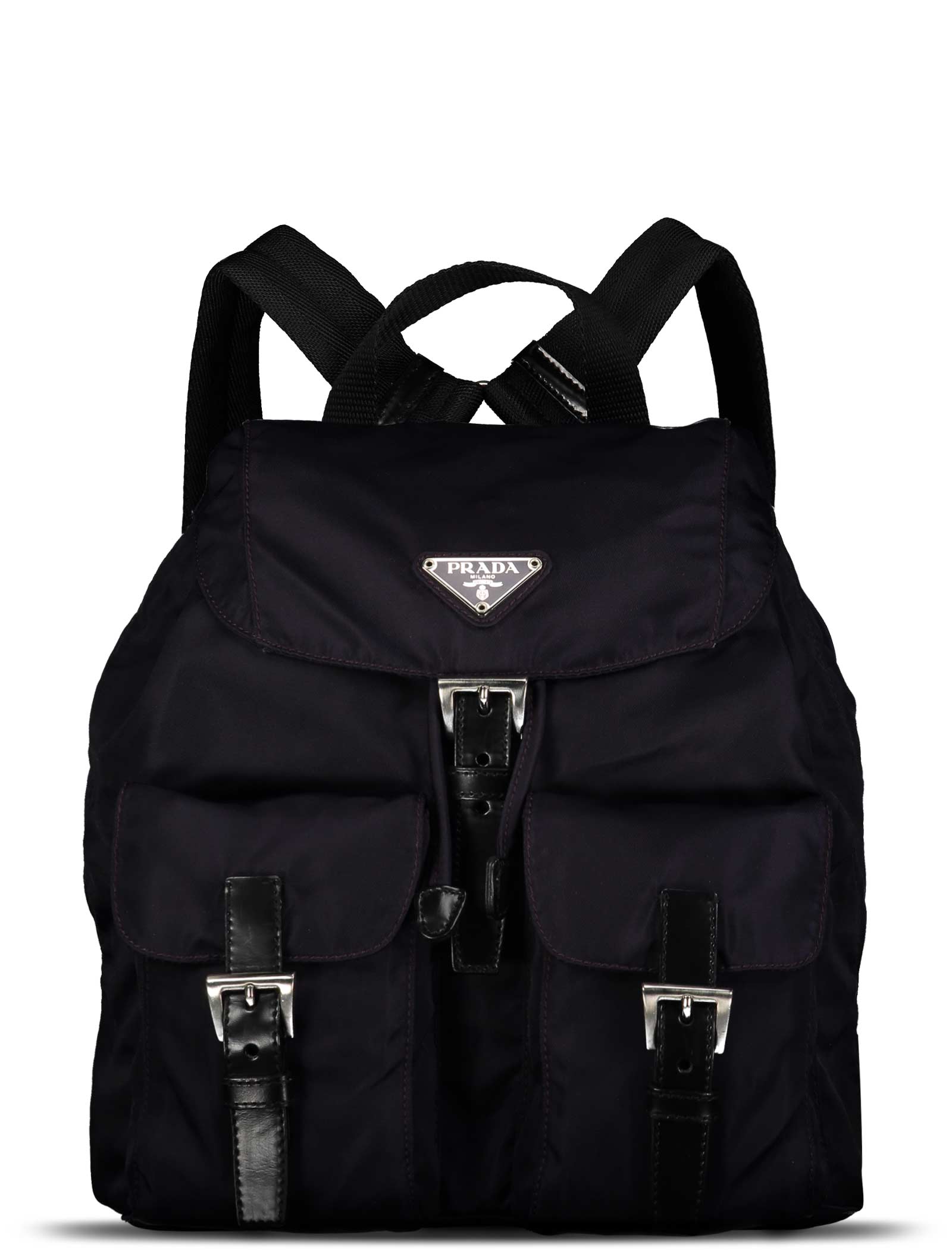 Purple Medium Tessuto Nylon Backpack
