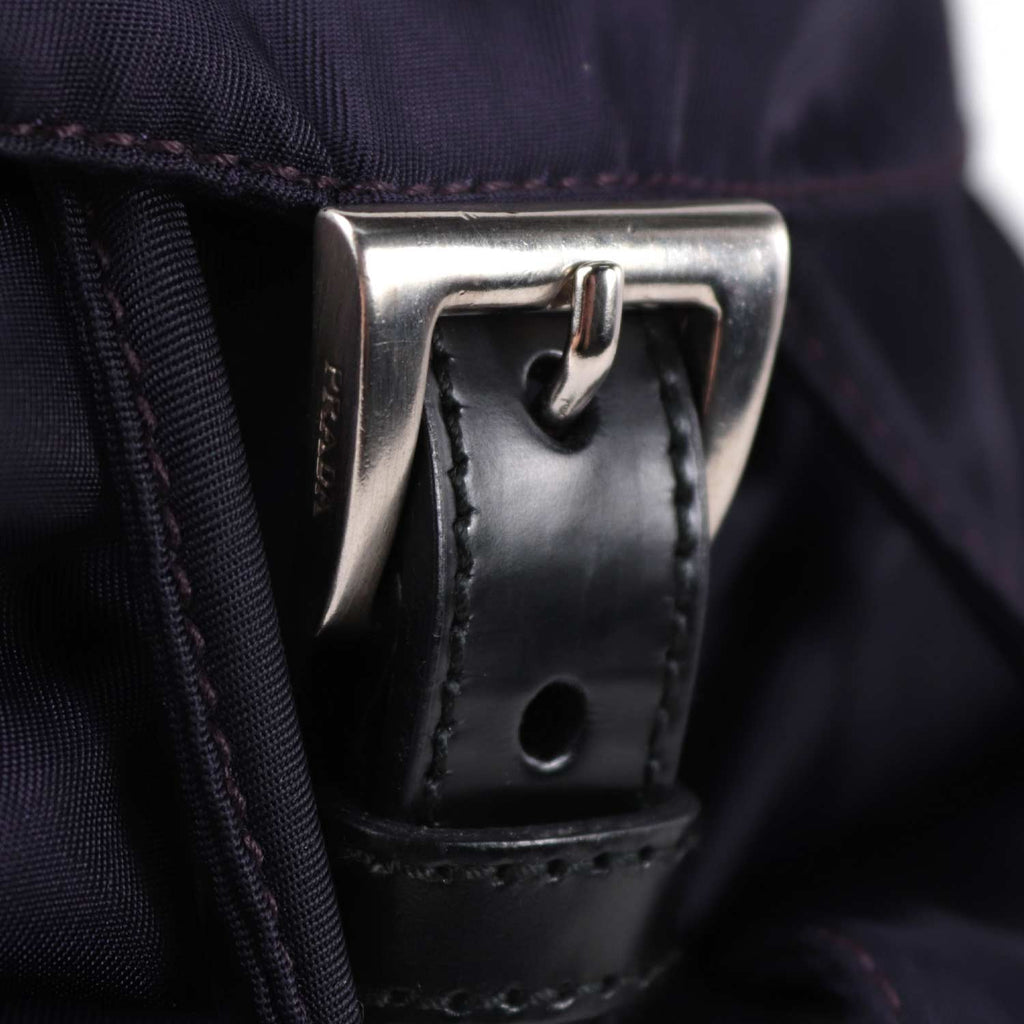 Purple Medium Tessuto Nylon Backpack