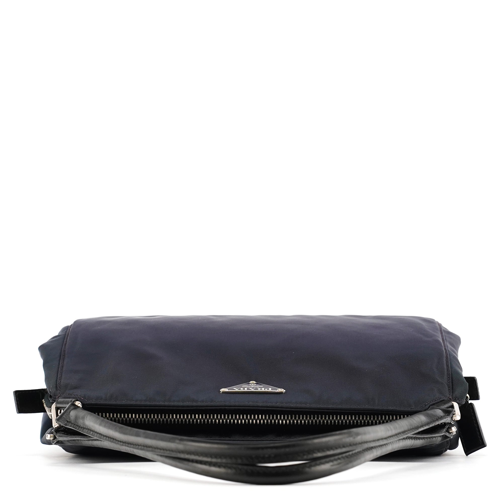 Purple Nylon Tessuto Chic Shoulder Bag
