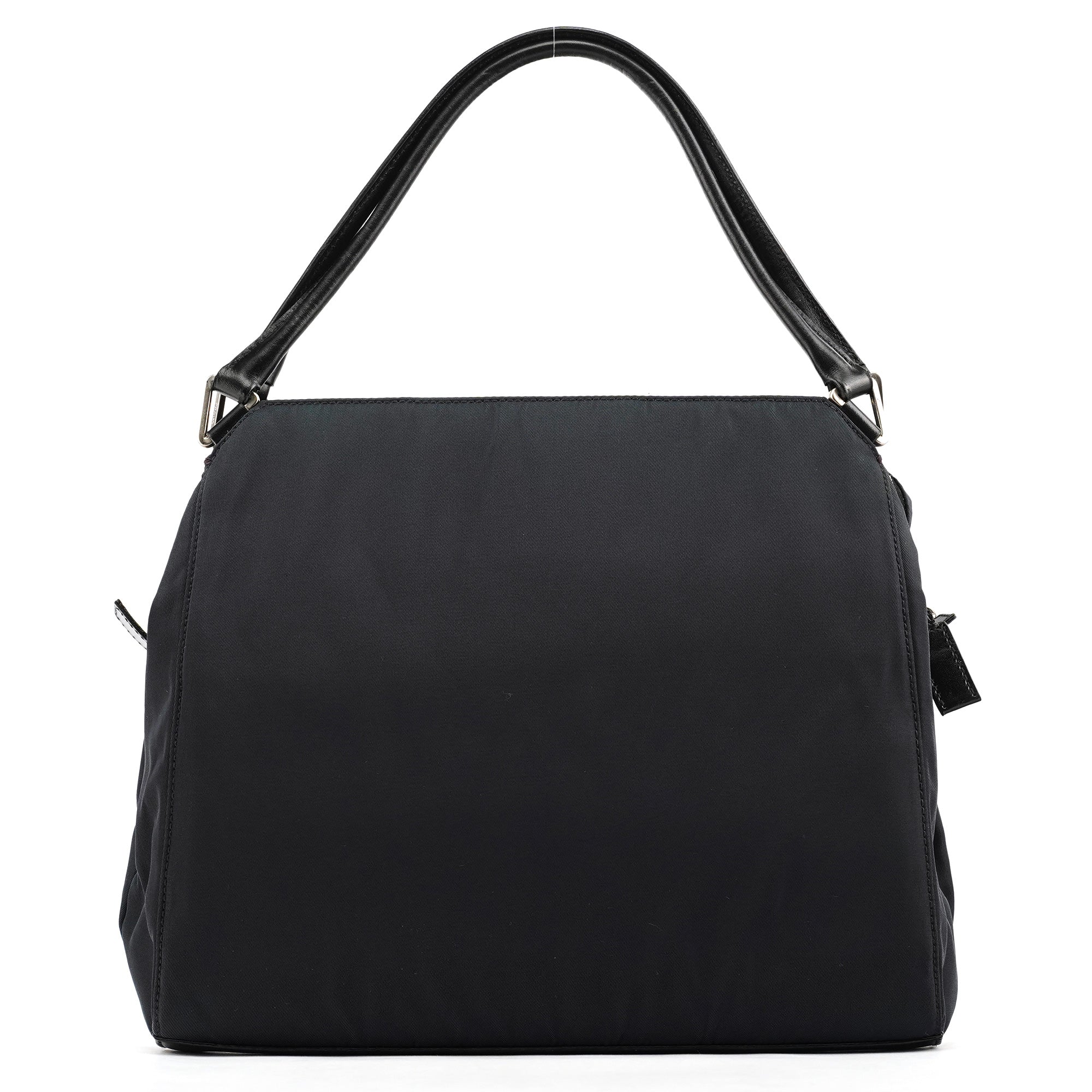 Purple Nylon Tessuto Chic Shoulder Bag