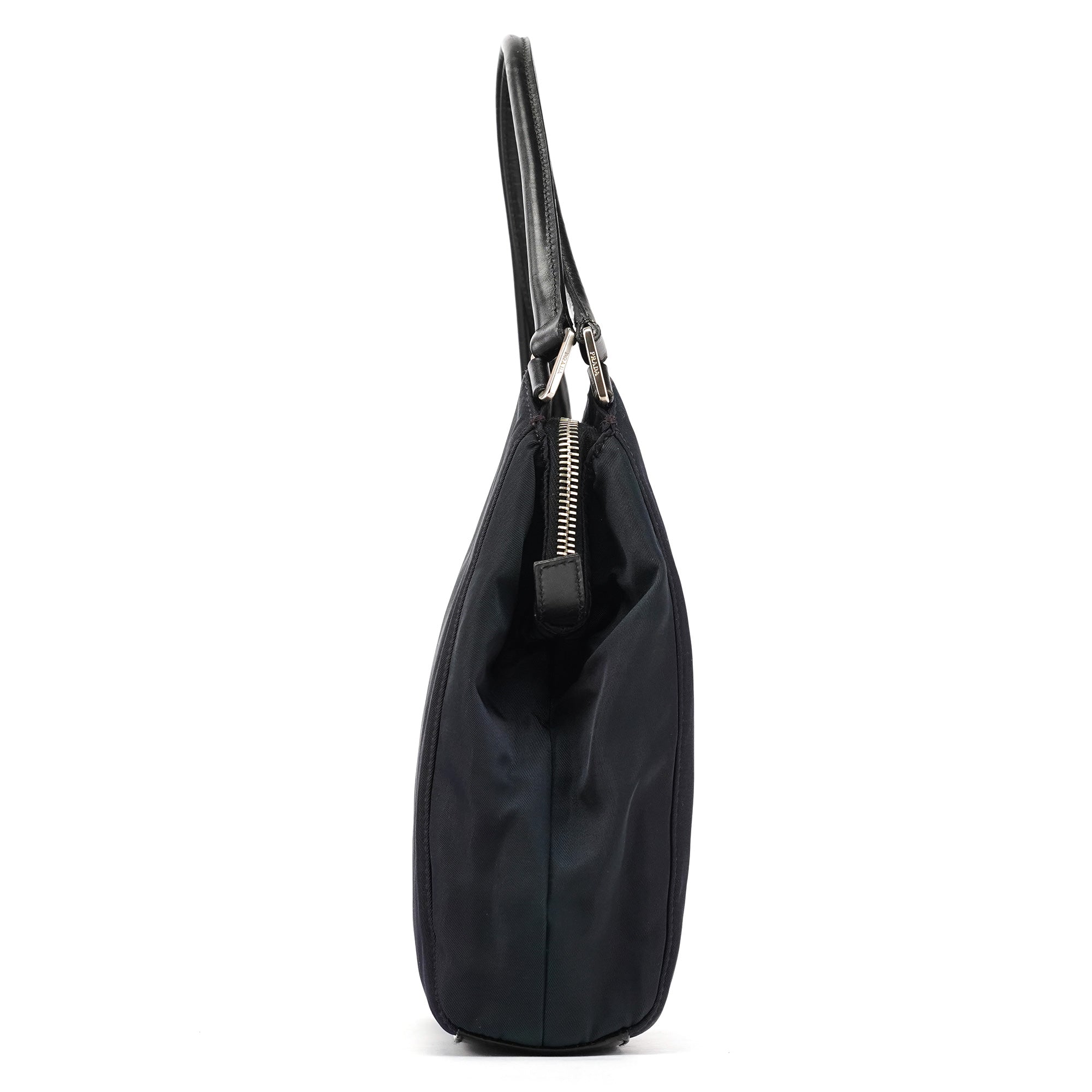 Purple Nylon Tessuto Chic Shoulder Bag