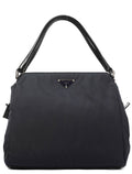 Purple Nylon Tessuto Chic Shoulder Bag