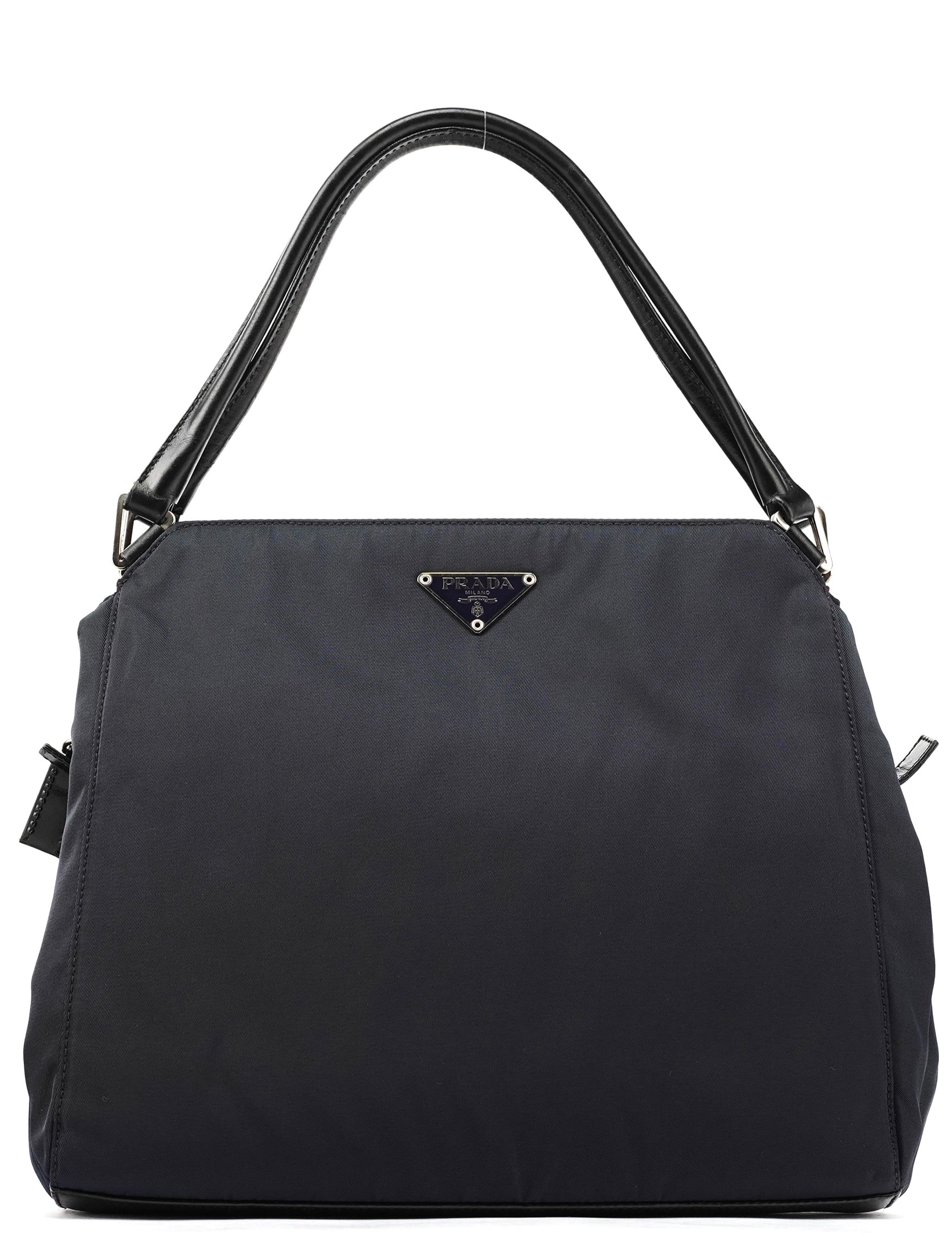 Purple Nylon Tessuto Chic Shoulder Bag