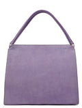 Purple Scamosciato Chic Shoulder Bag