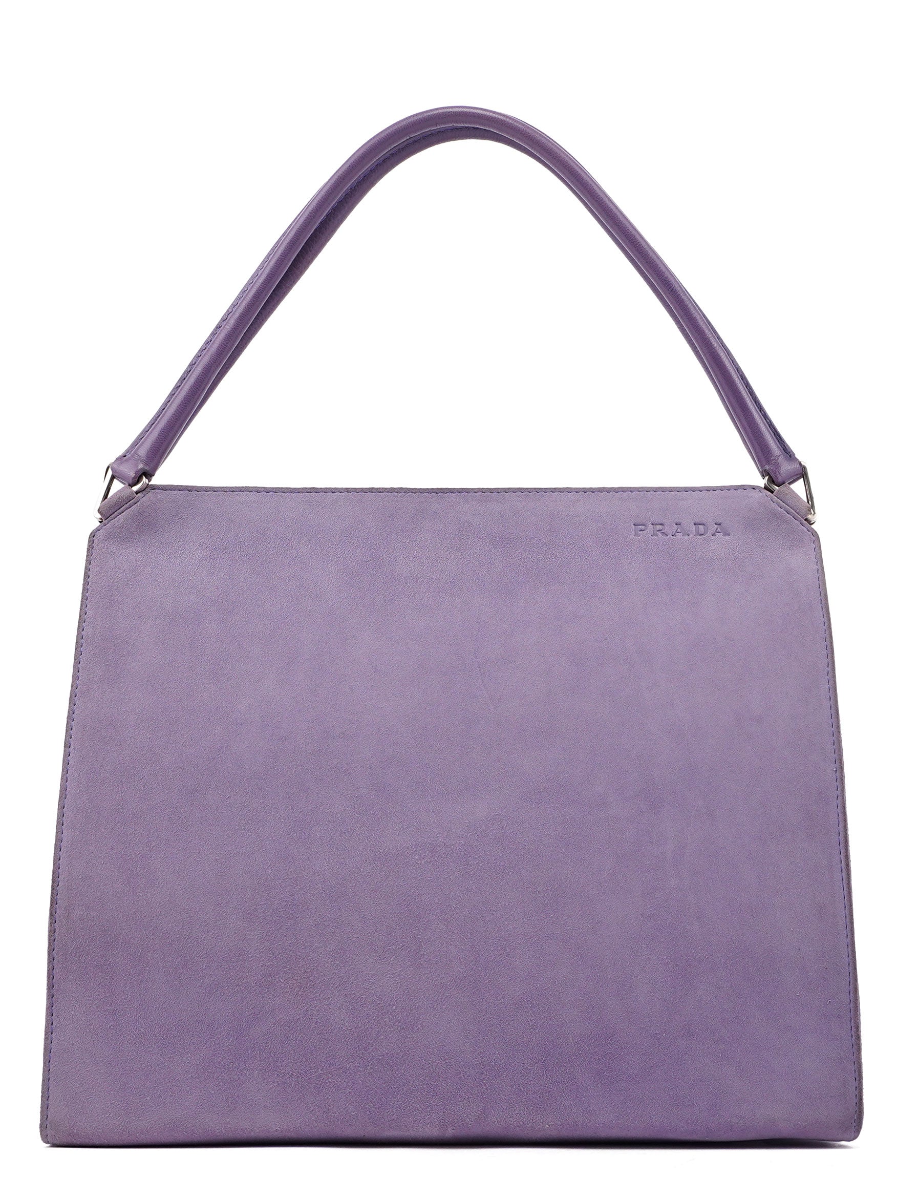 Purple Scamosciato Chic Shoulder Bag