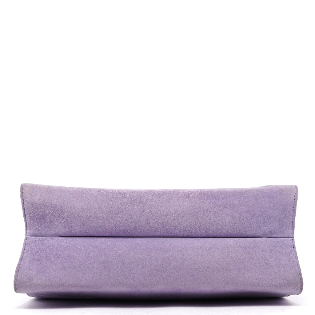 Purple Scamosciato Chic Shoulder Bag