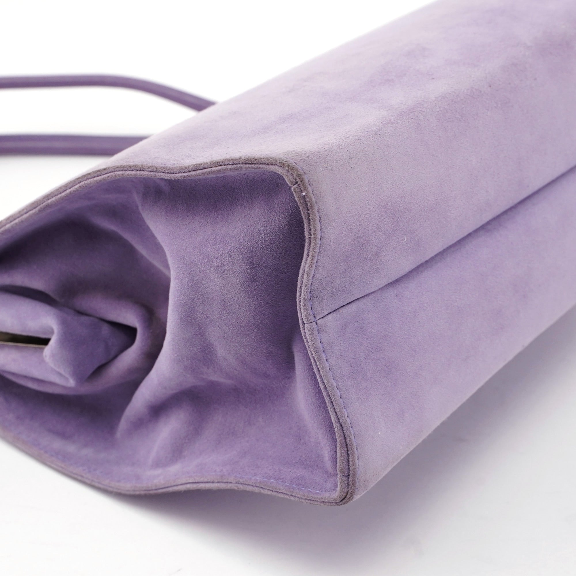 Purple Scamosciato Chic Shoulder Bag