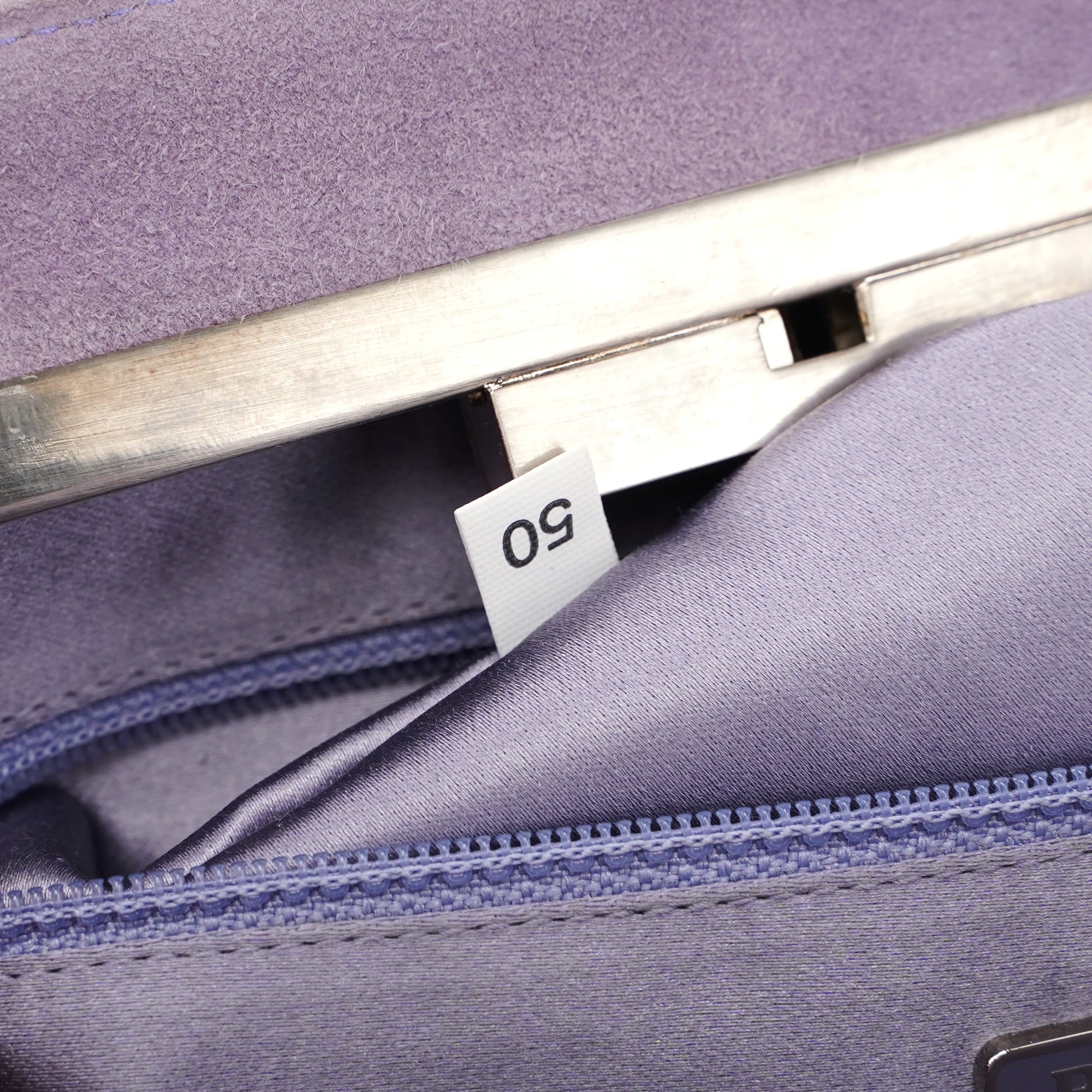 Purple Scamosciato Chic Shoulder Bag