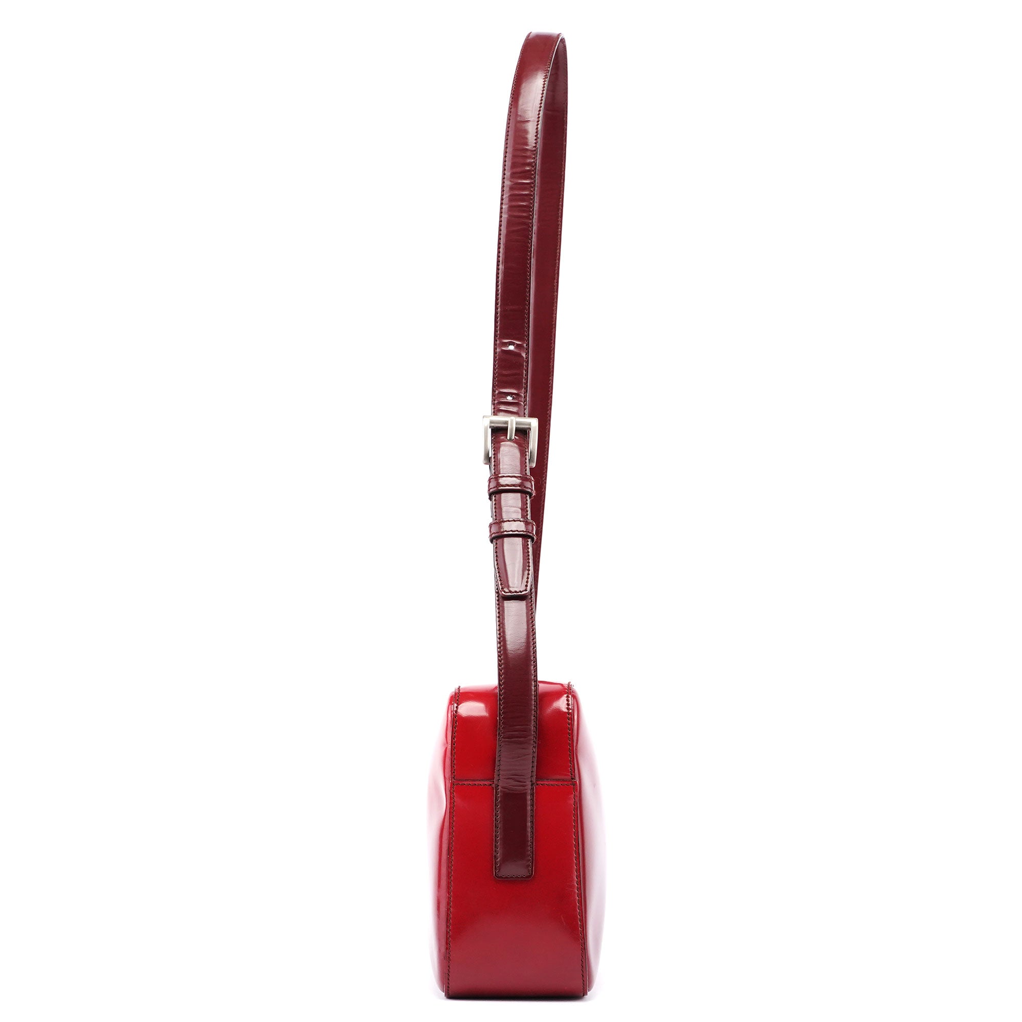 Red Spazzolato Crossbody