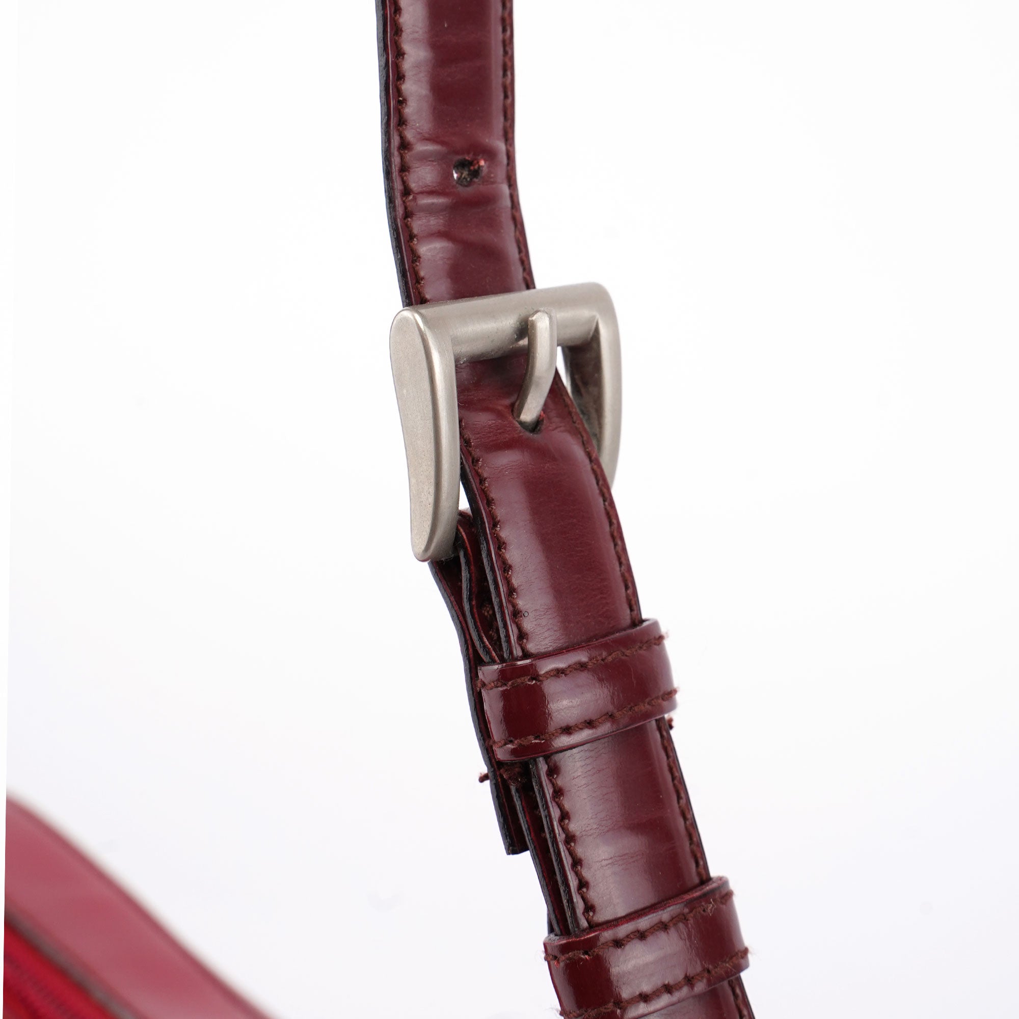 Red Spazzolato Crossbody