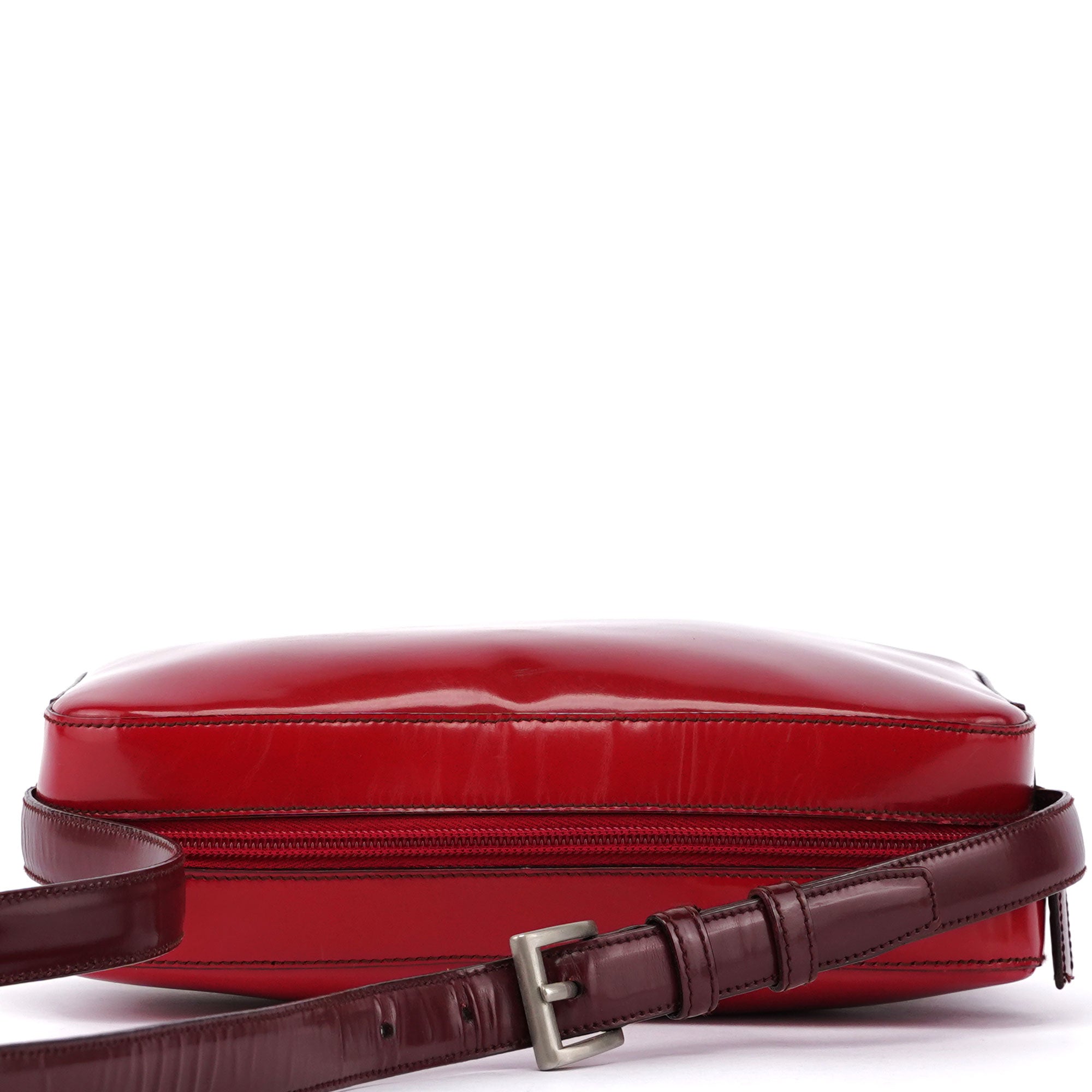 Red Spazzolato Crossbody