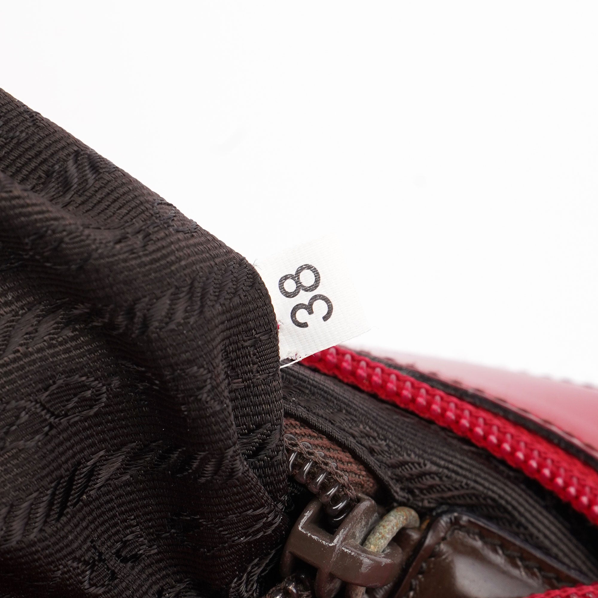 Red Spazzolato Crossbody