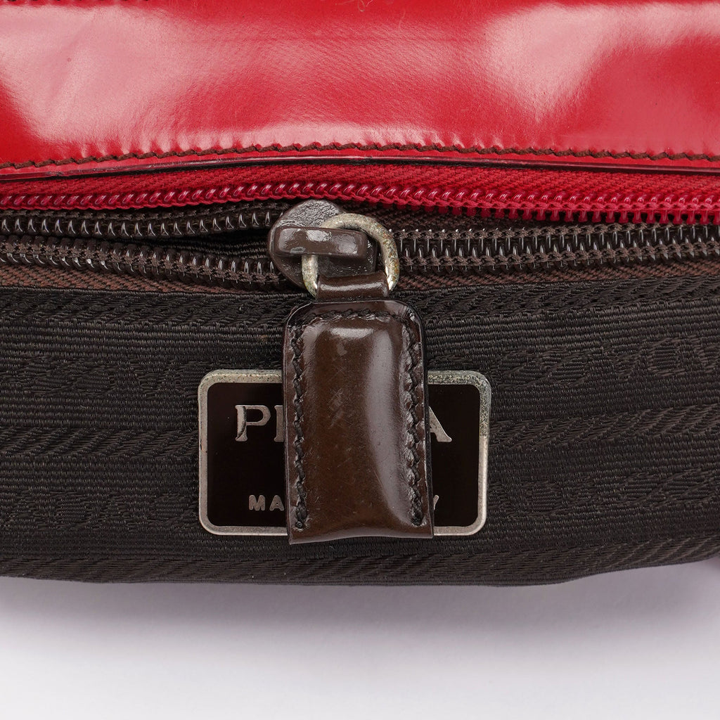 Red Spazzolato Crossbody