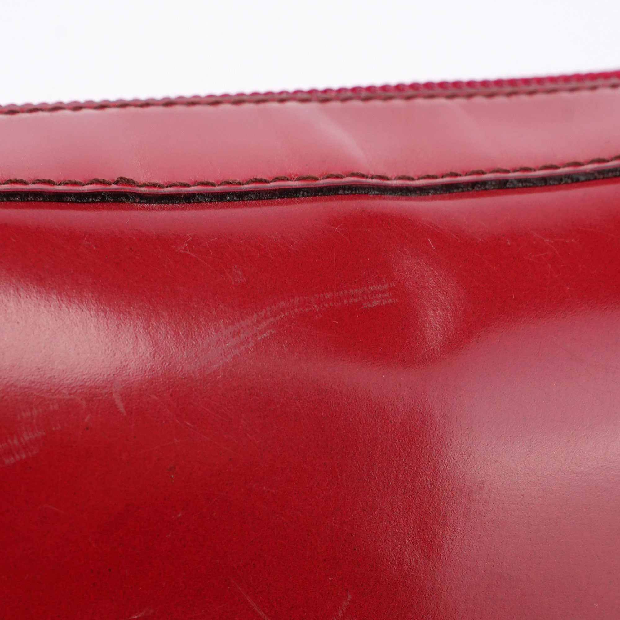 Red Spazzolato Crossbody