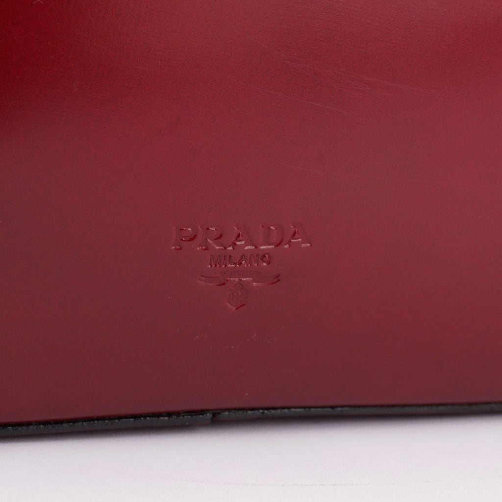 Red Spazzolato Crossbody