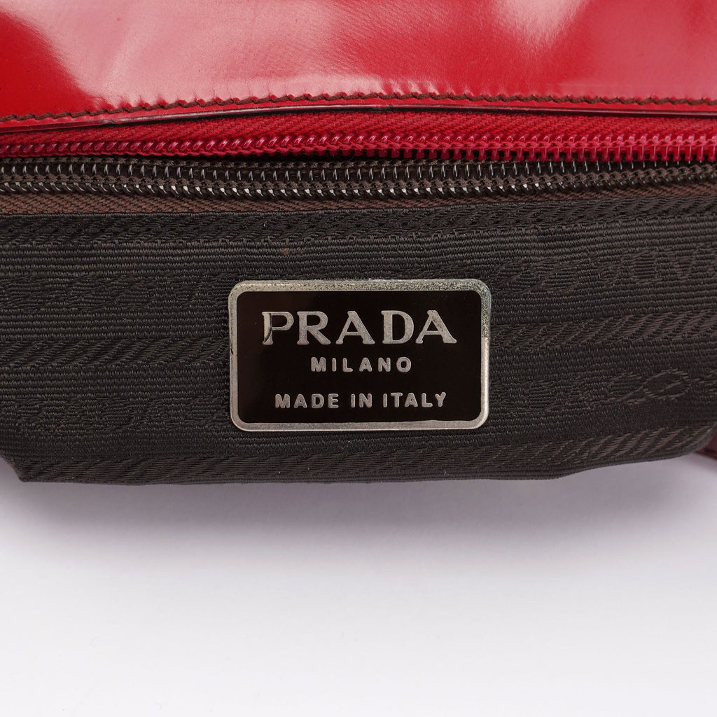 Red Spazzolato Crossbody