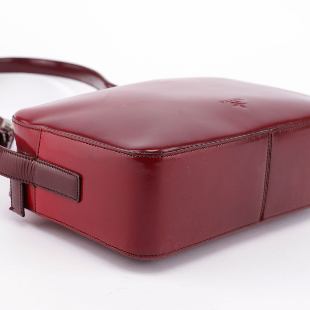 Red Spazzolato Crossbody