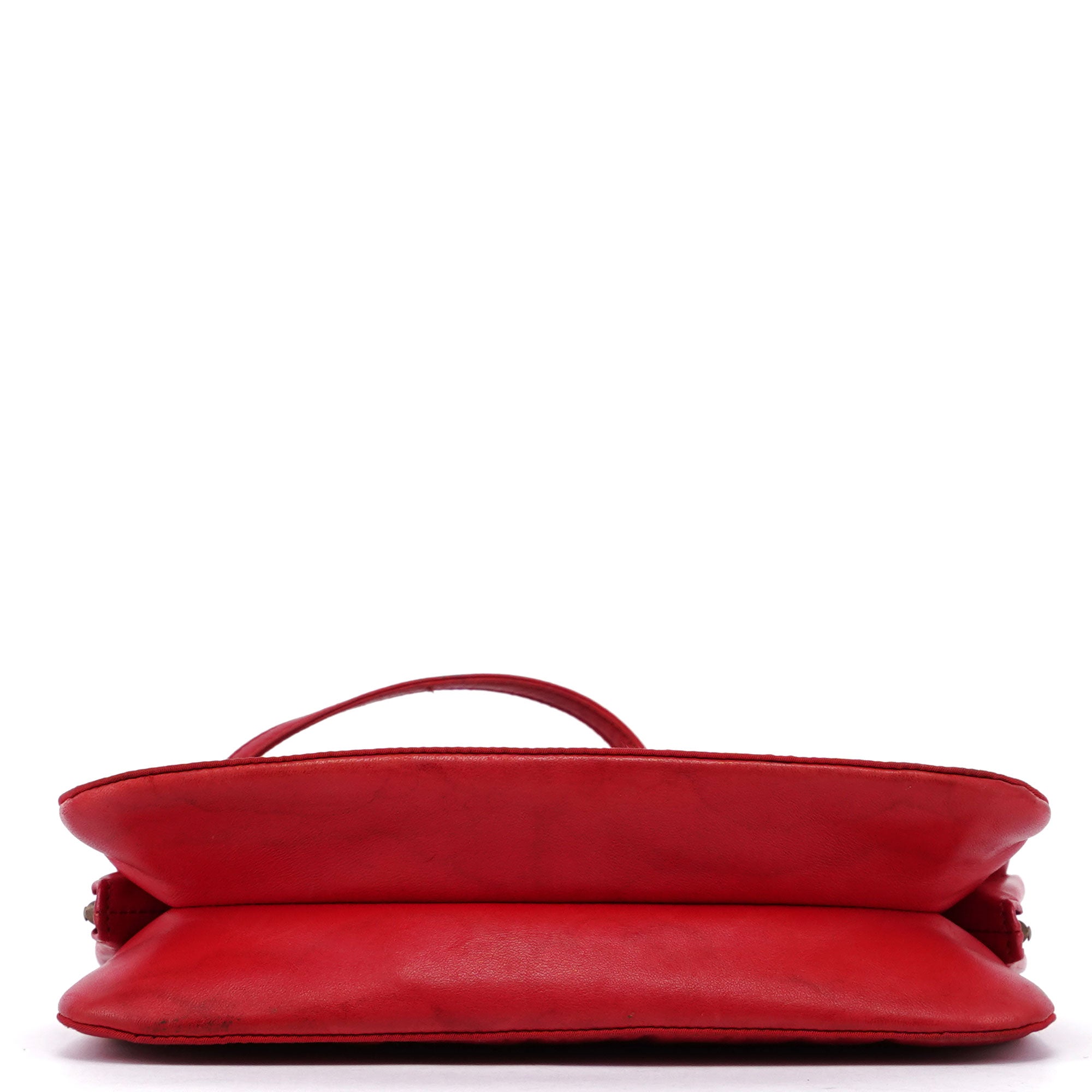 Red Tessuto Clutch Bag