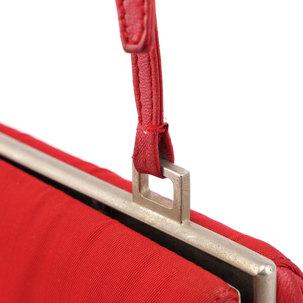 Red Tessuto Clutch Bag