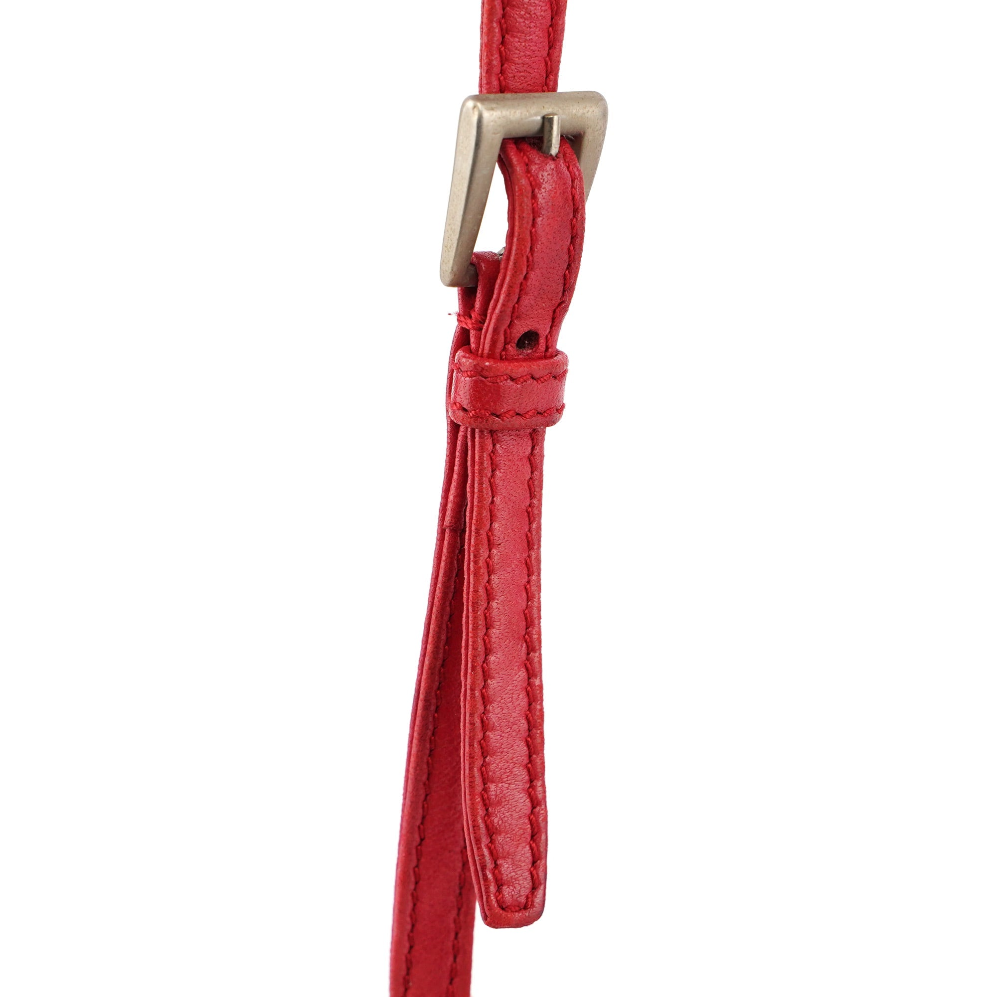 Red Tessuto Clutch Bag
