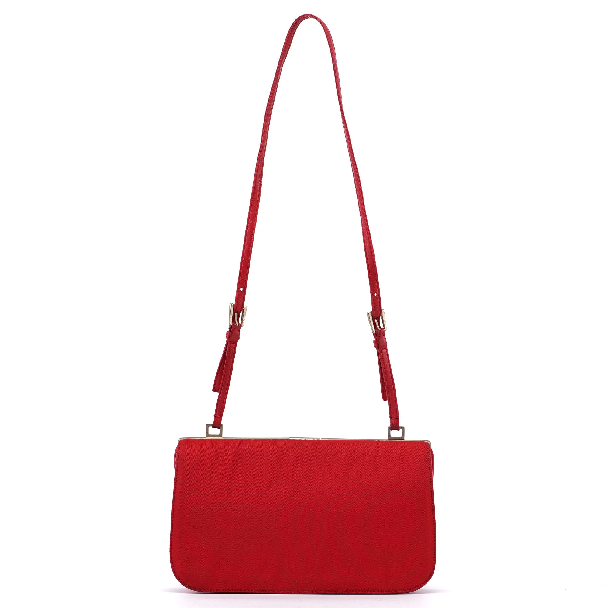 Red Tessuto Clutch Bag