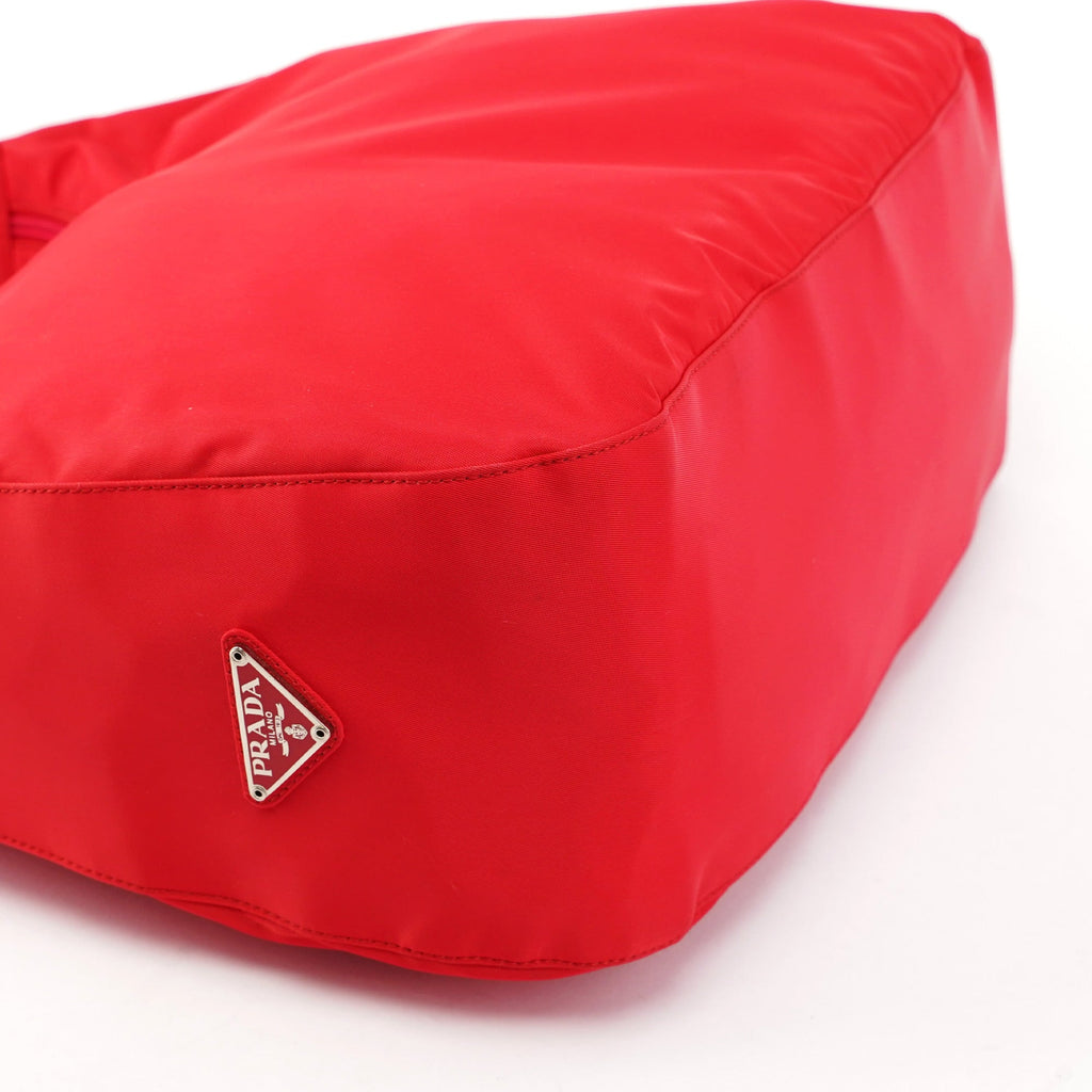 Red Tessuto Plastic Shoulder Bag