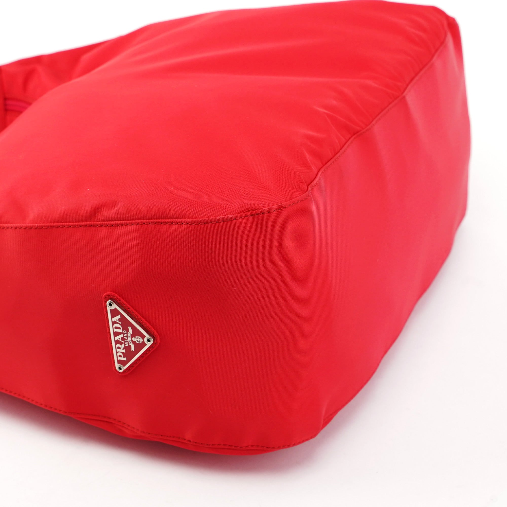 Red Tessuto Plastic Shoulder Bag