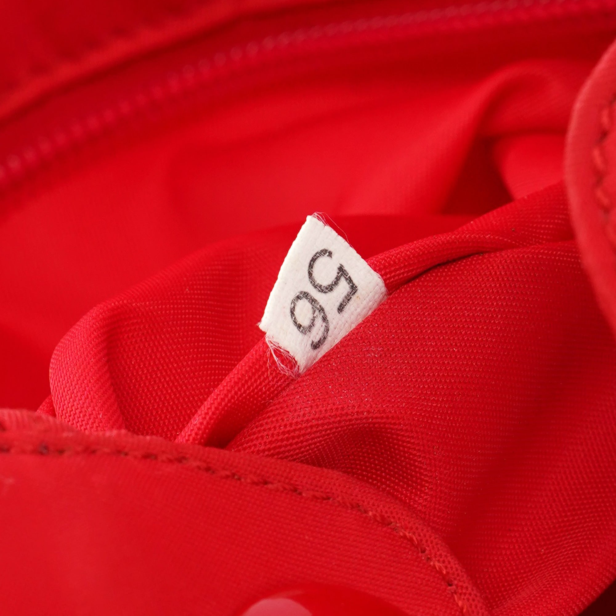 Red Tessuto Plastic Shoulder Bag