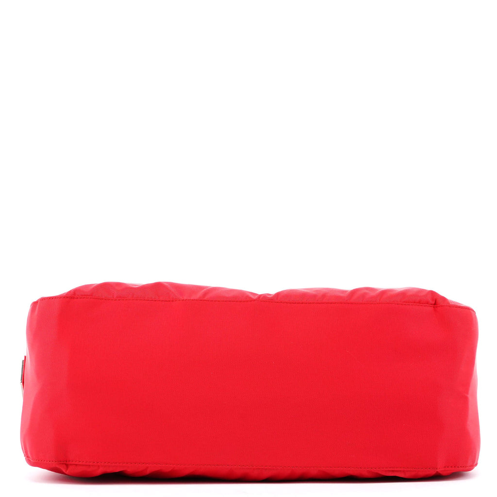 Red Tessuto Plastic Shoulder Bag