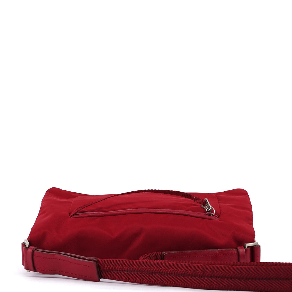 Red Tessuto Shoulder Bag