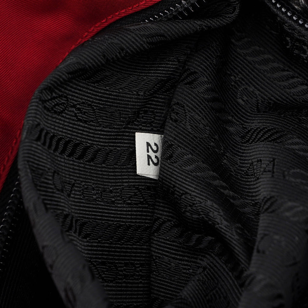Red Tessuto Shoulder Bag
