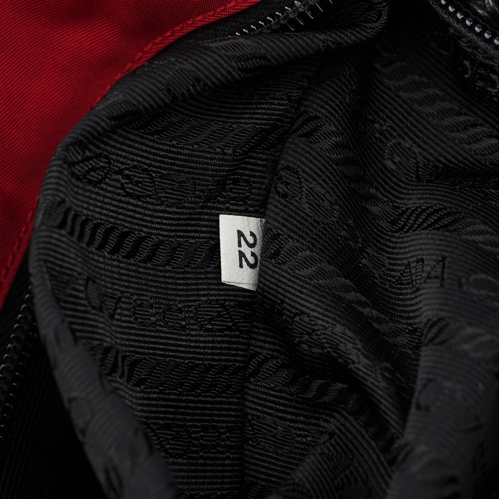 Red Tessuto Shoulder Bag