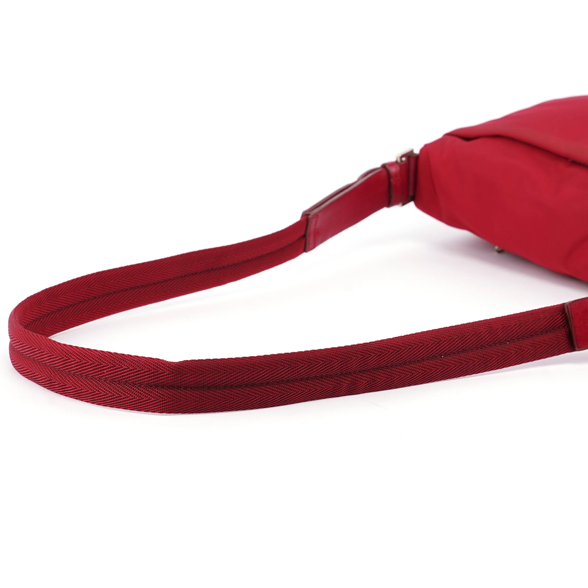 Red Tessuto Shoulder Bag