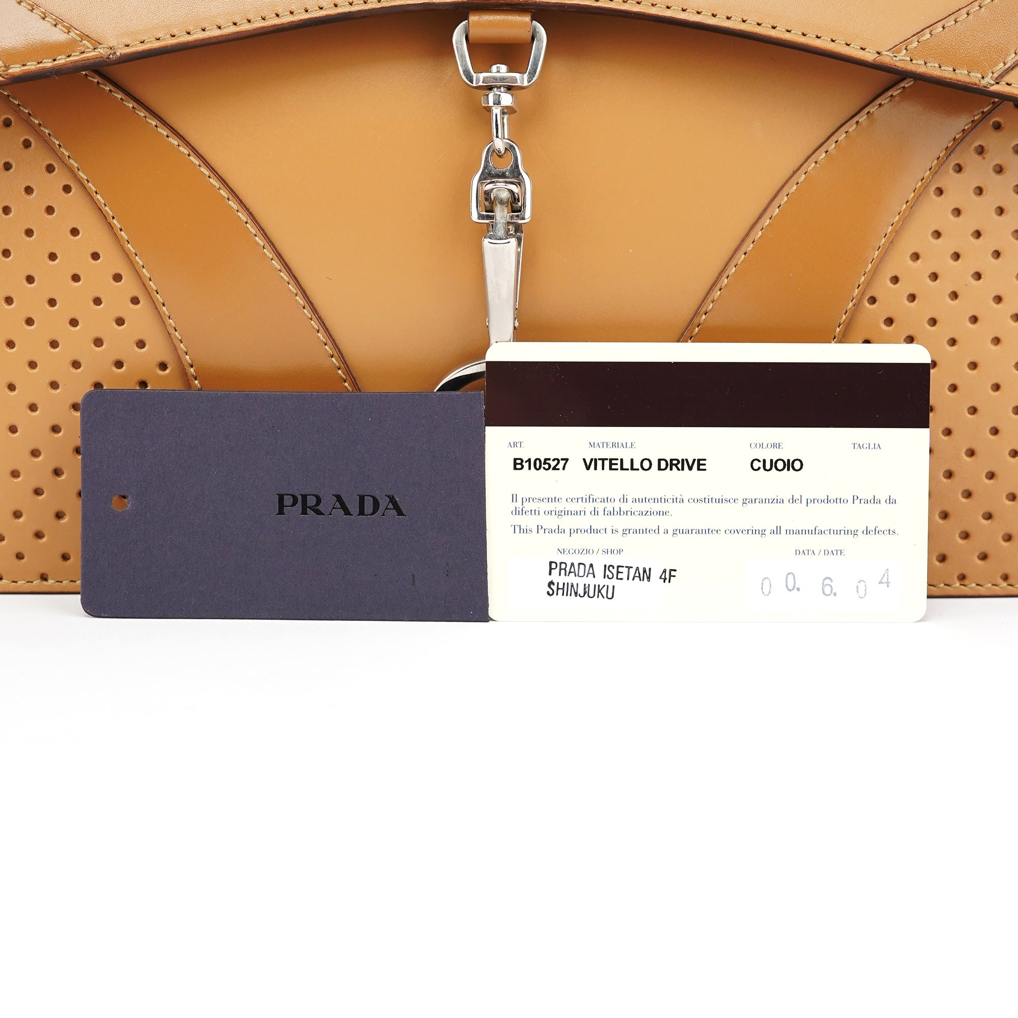 Spring 2000 Beige Calfskin Top Handle Bag