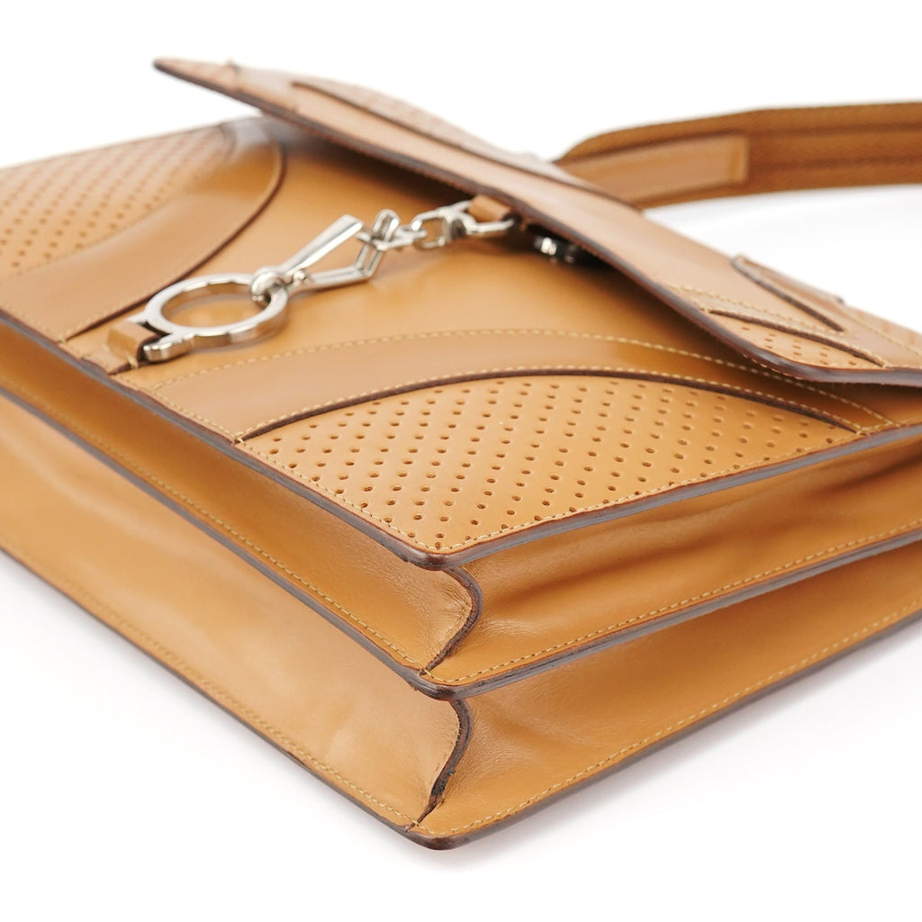 Spring 2000 Beige Calfskin Top Handle Bag
