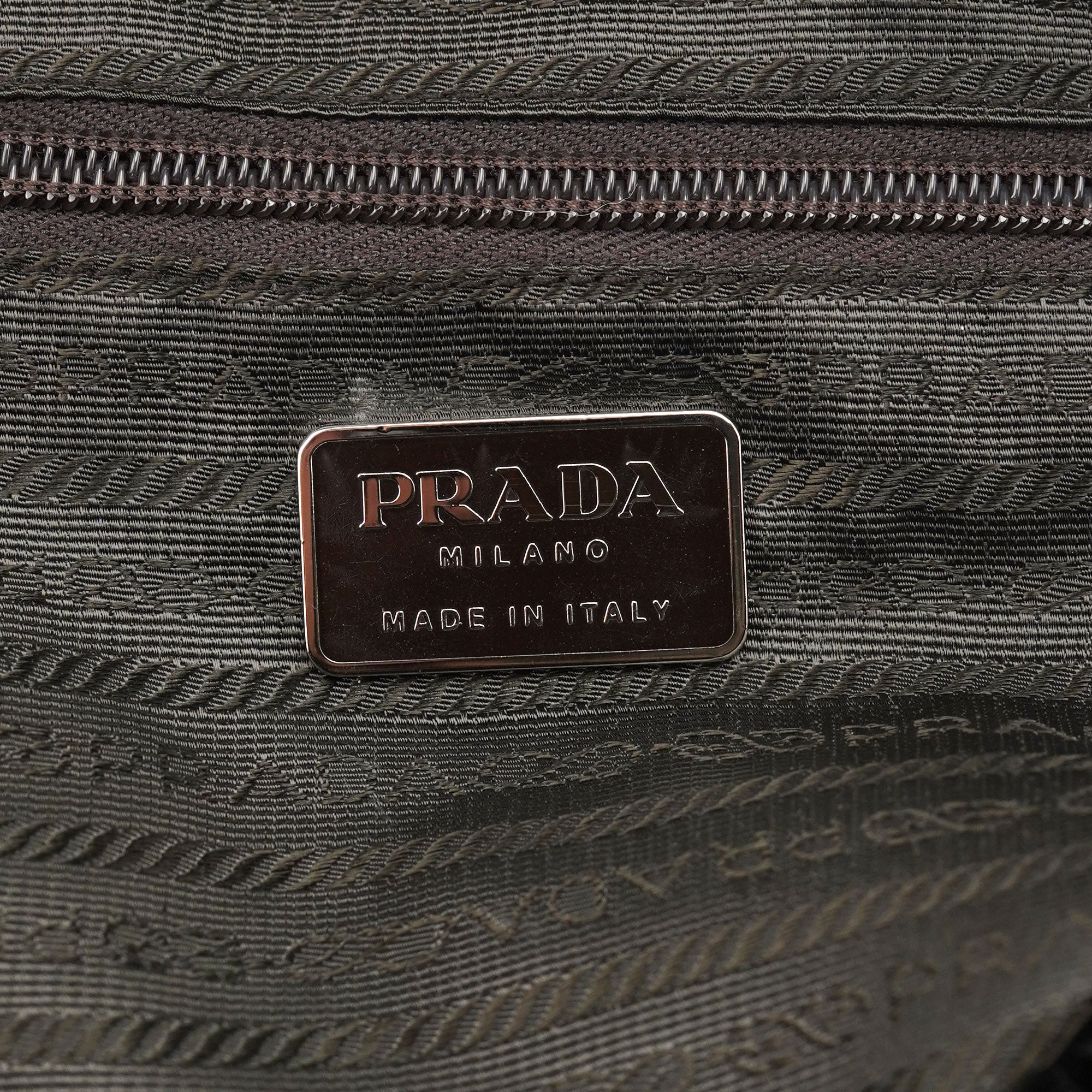 Spring 2000 Beige Leather Bowling Bag