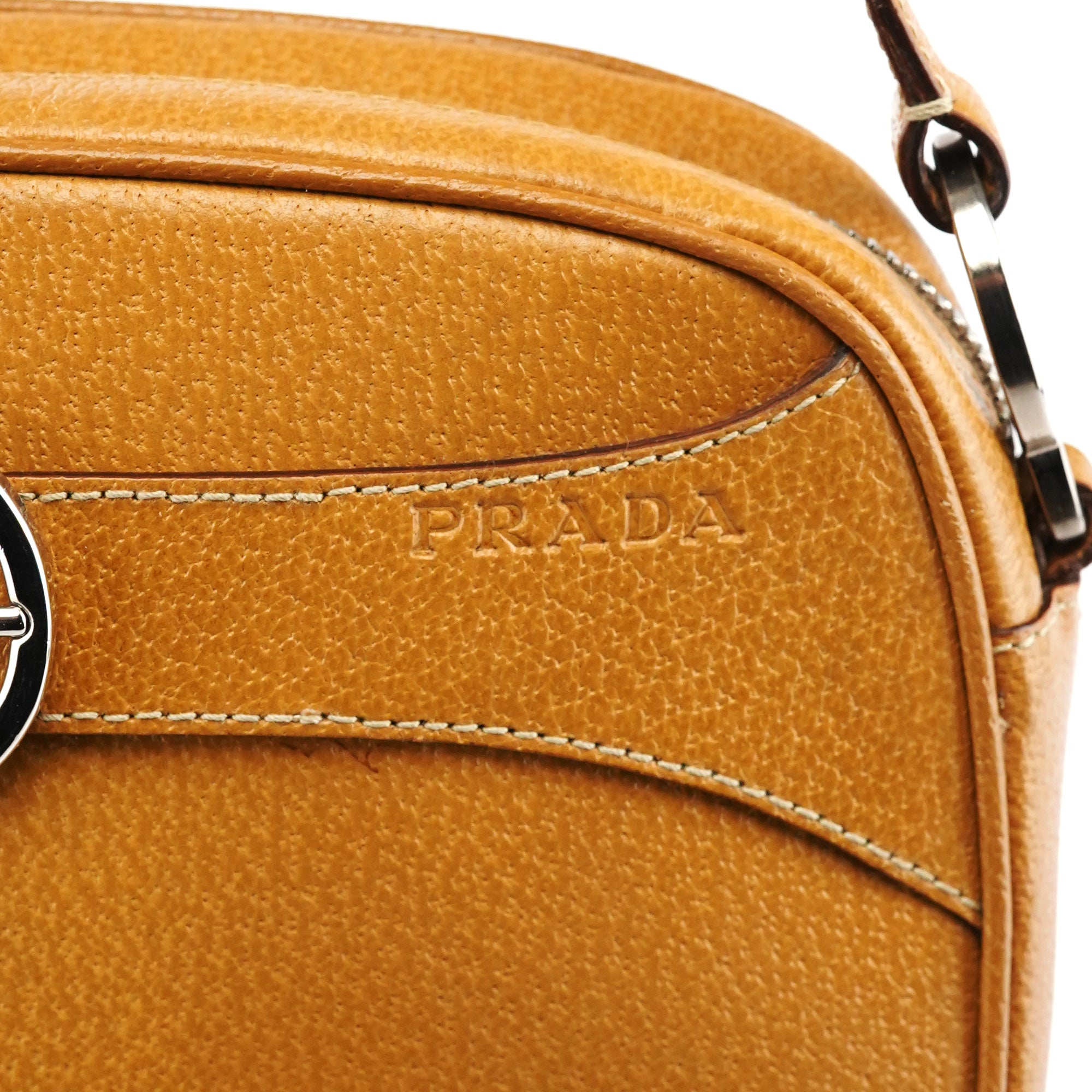 Spring 2000 Beige Leather Shoulder Bag