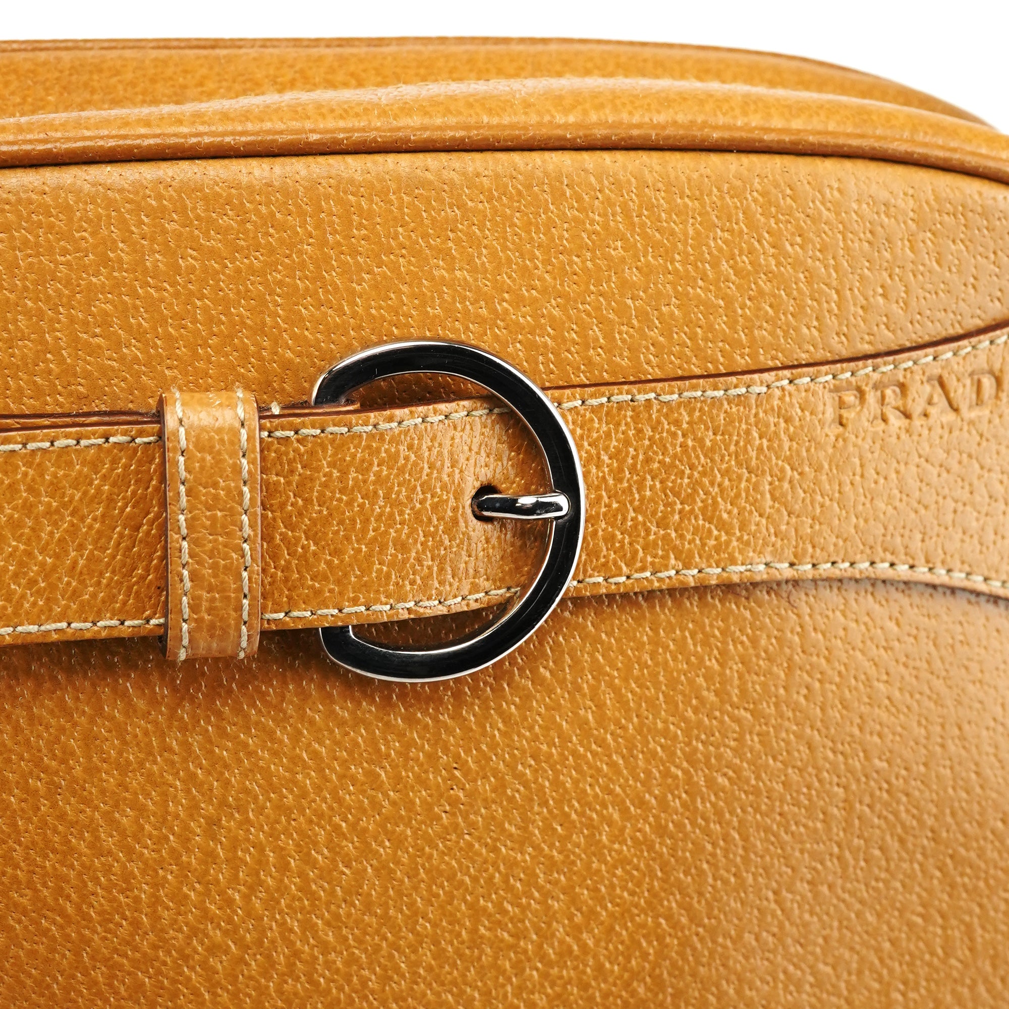 Spring 2000 Beige Leather Shoulder Bag